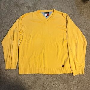 yellow tommy hilfiger sweater